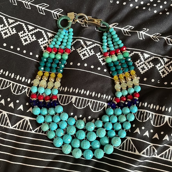 • Stunning Turquoise Necklace • - Picture 10 of 11